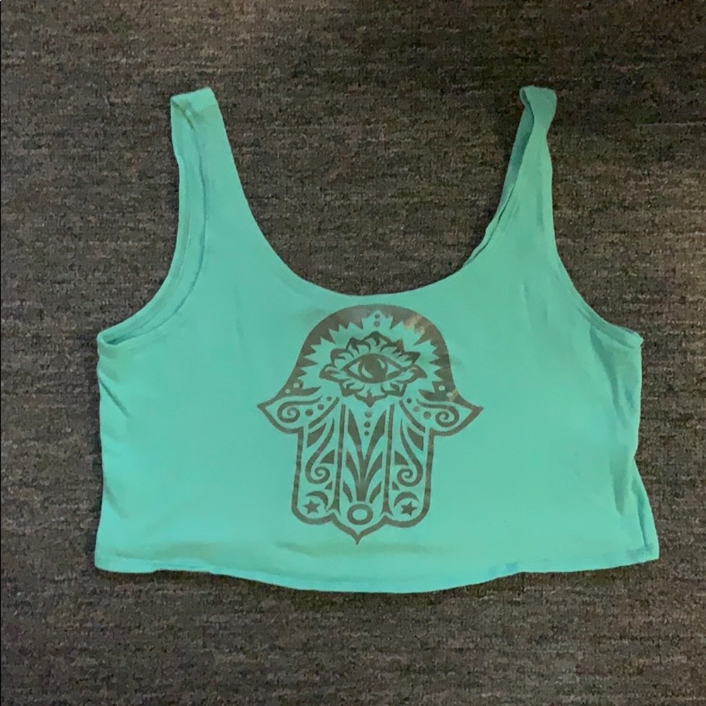 PacSun | Hamas Hand Crop Top